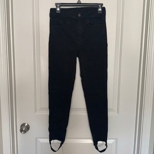 AE Stirrup Black Jegging